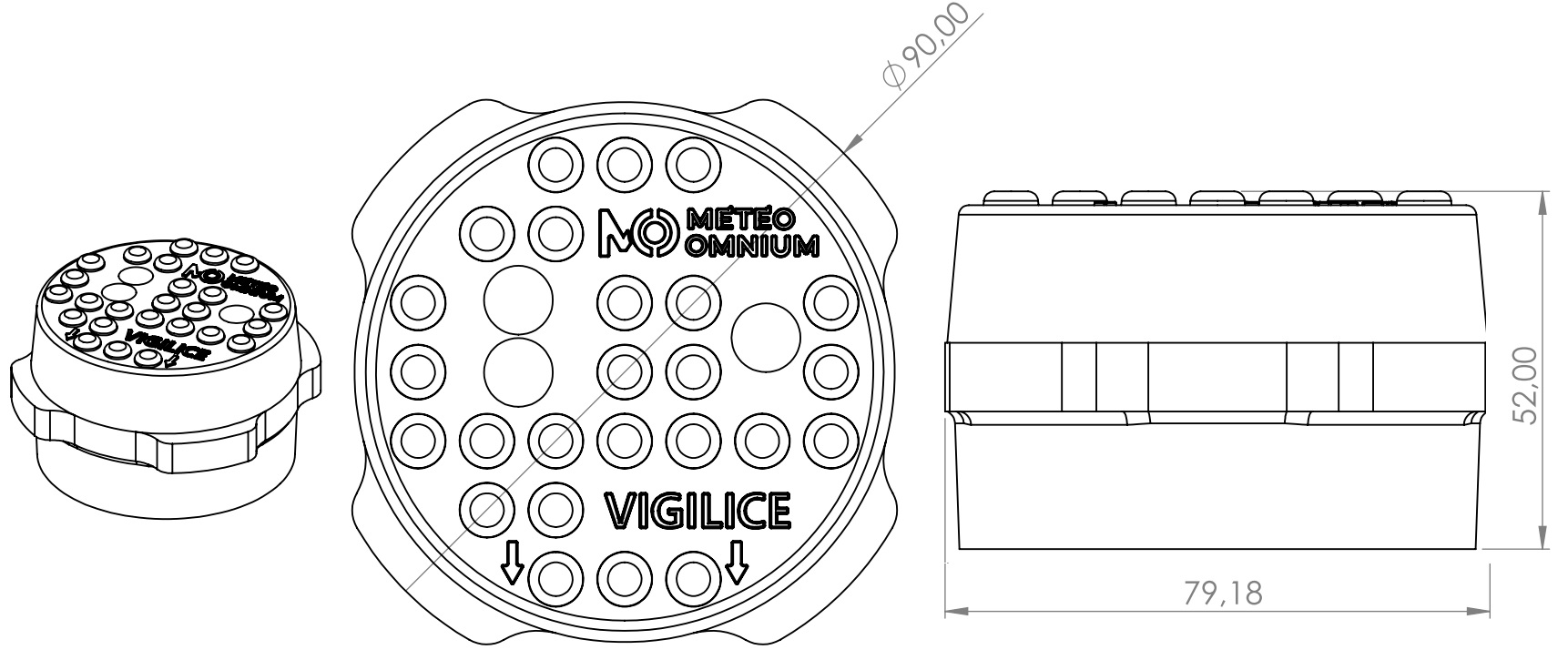 DRS611 iot ROAD SURFACE TEMPERATURE SENSOR VIGILICE PLAN RWS10 wintersense RWS200