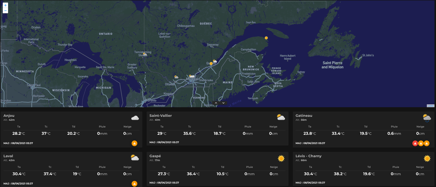 FORECAST ROAD 1 service prévision routière