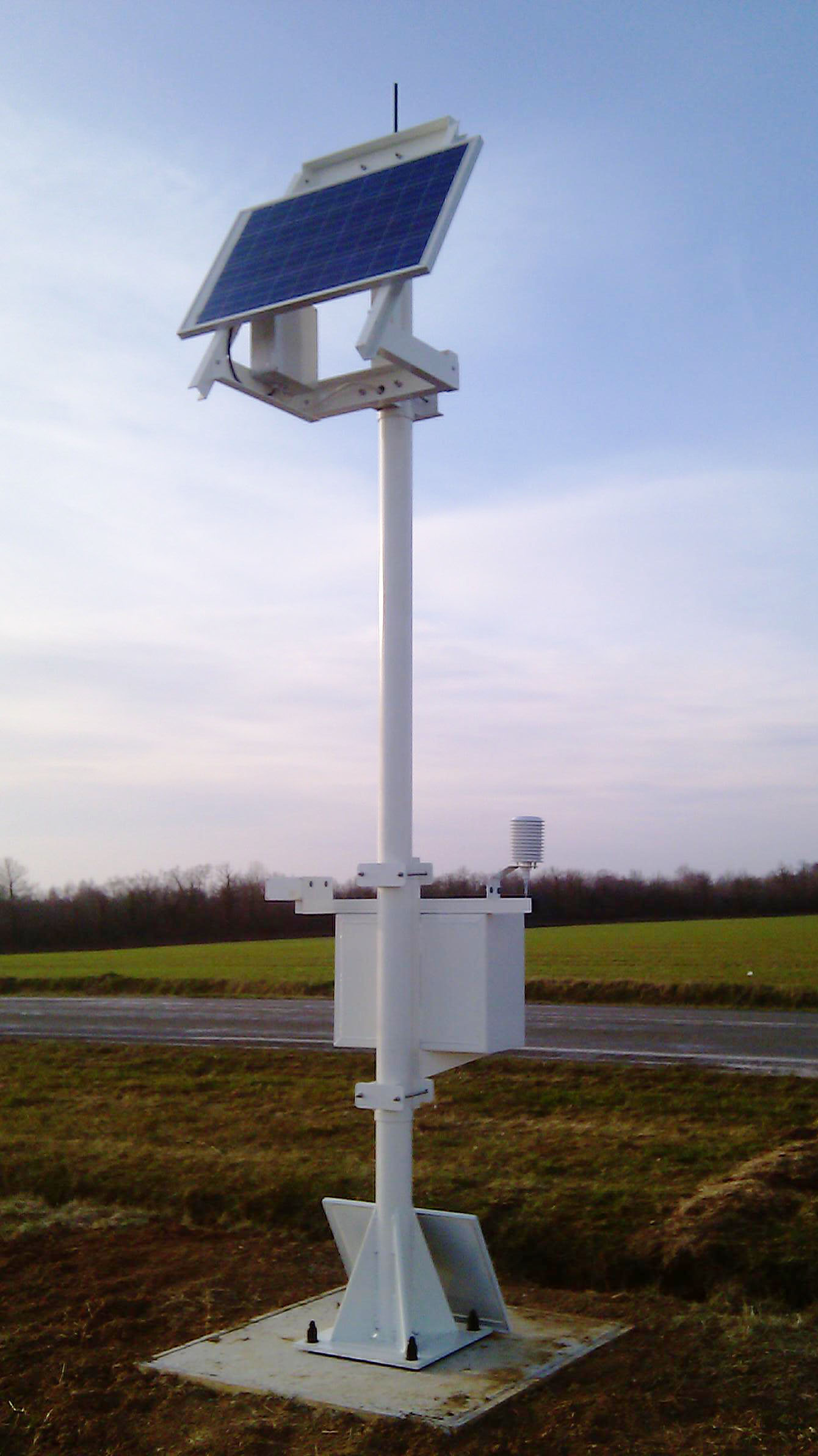 road weather station solar