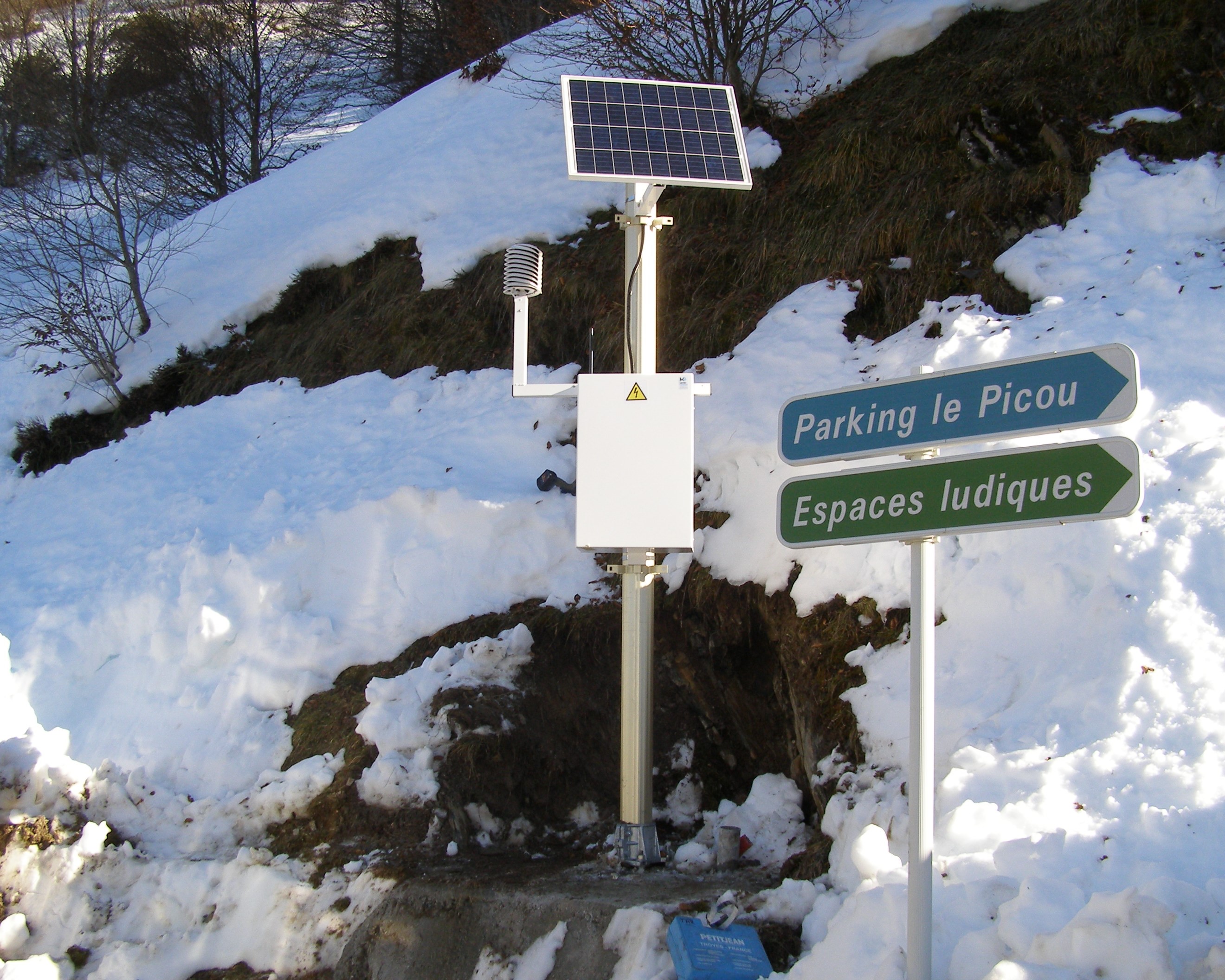 Estación meteorológica de viabilidad invernal