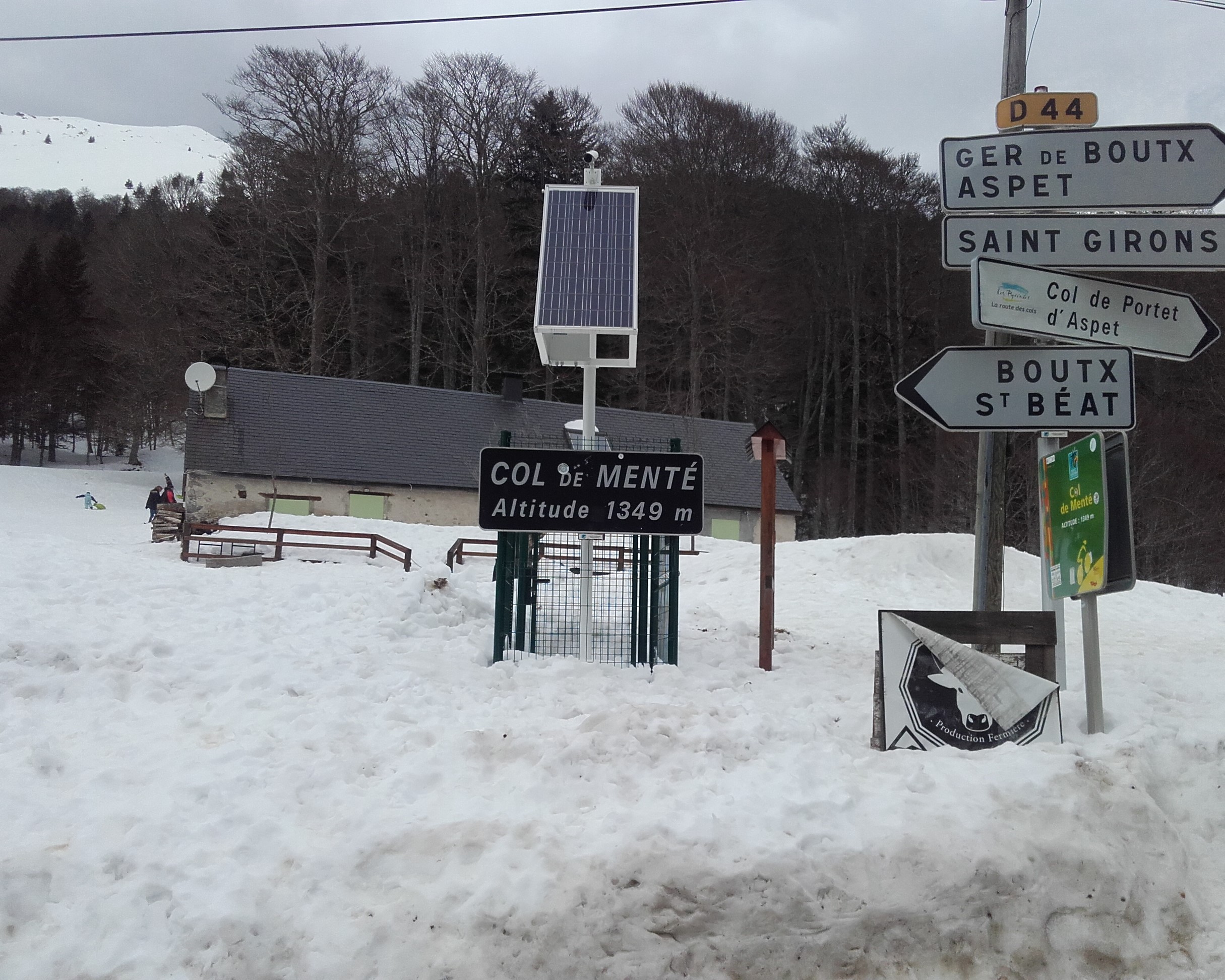 Estación meteorológica de viabilidad invernal