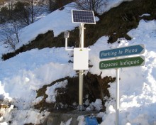 Winter service - meteorological weather station